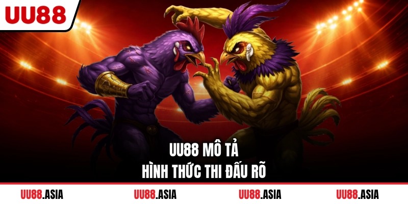 UU88 mô tả hình thức thi đấu rõ